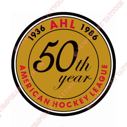 American Hockey League Customize Temporary Tattoos Stickers NO.8973